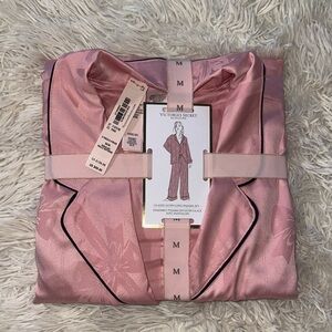 Victoria's Secret Blush Satin Pajama Set